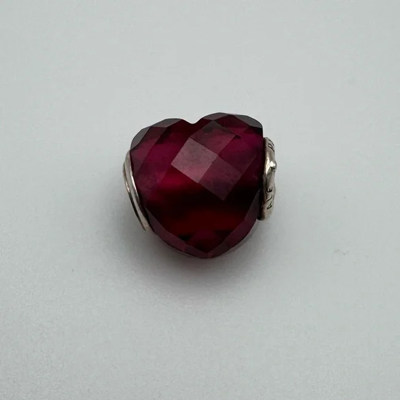 Sterling Silver 925 Pandora Heart Bead - Picture 1 of 5